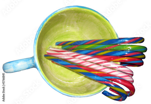 Bowl of Candy Canes