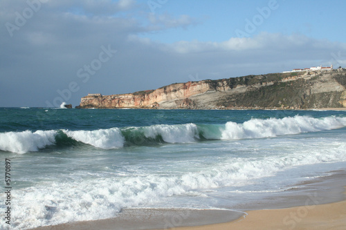 mer agitée nazaré