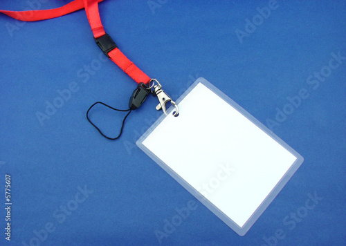 Blank badge