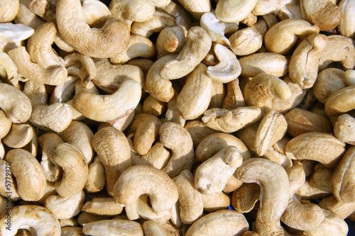 closeup of cashewnuts