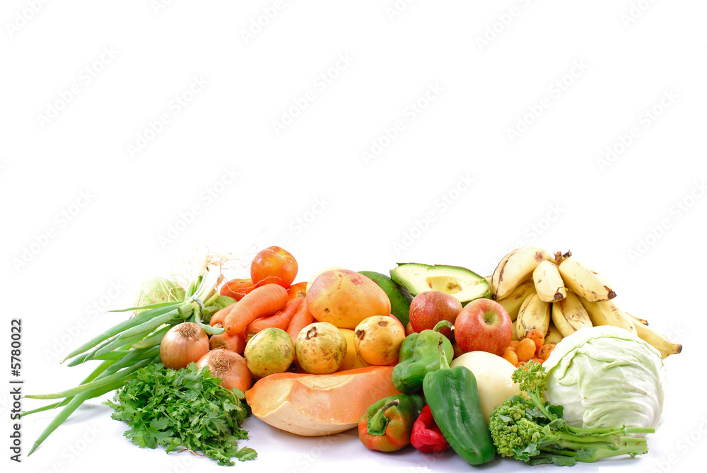 Many fruits and vegetables from the market . Many fruits and vegetables from the market .