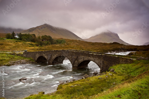 Bridge on Sligachan Isle of Skye, Scotland