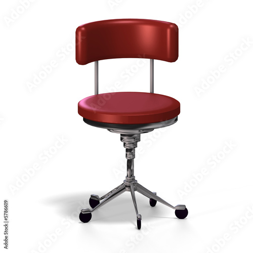 old fashioned office chair or from medical practise - with Clipp