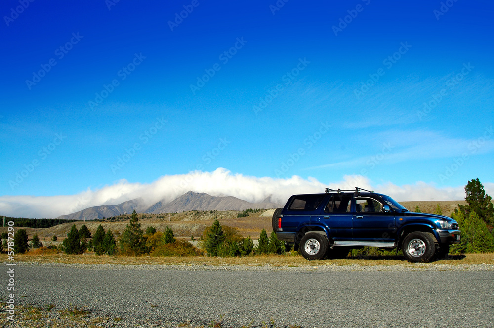 Geländewagen offraod in Neuseeland