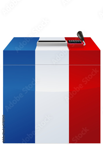 Urne d'élection Française