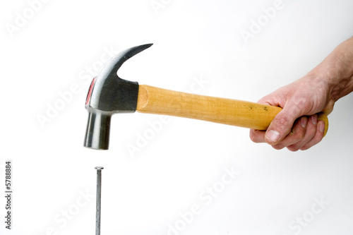 hitting a nail