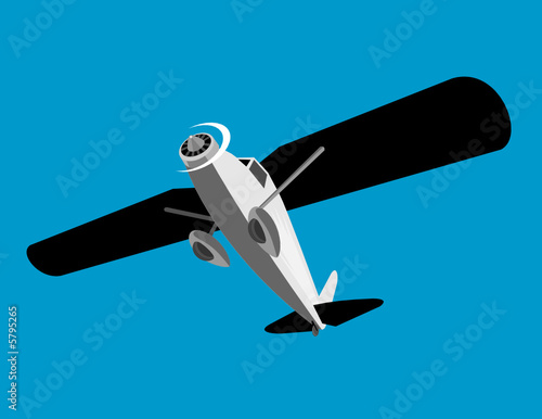 Propeller airplane