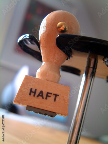 Stempel Haft photo