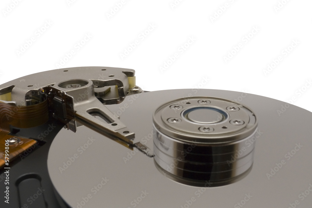 Hard disk drive isolated on white background Hard disk drive isolated on white background