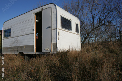 caravane abandonnée © Ch.Allg