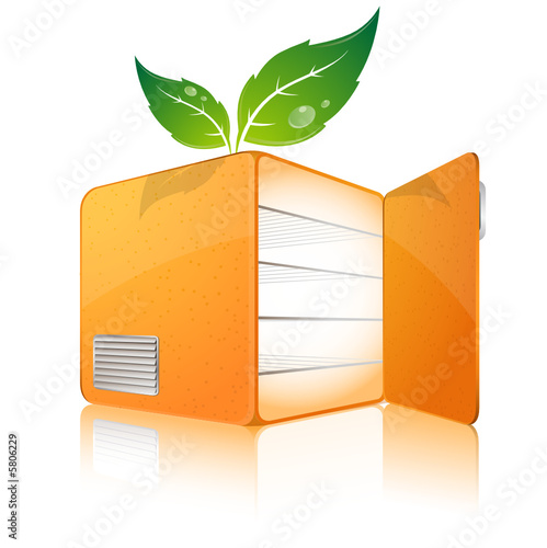 Orange frigo