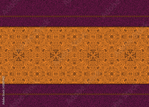 Old oriental rug