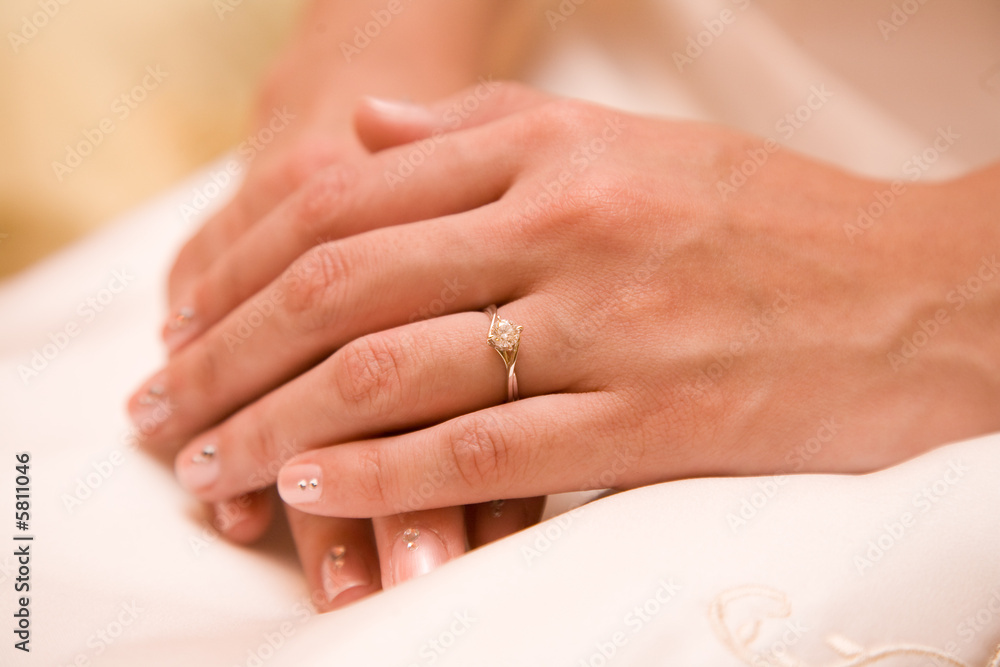 bride's hands