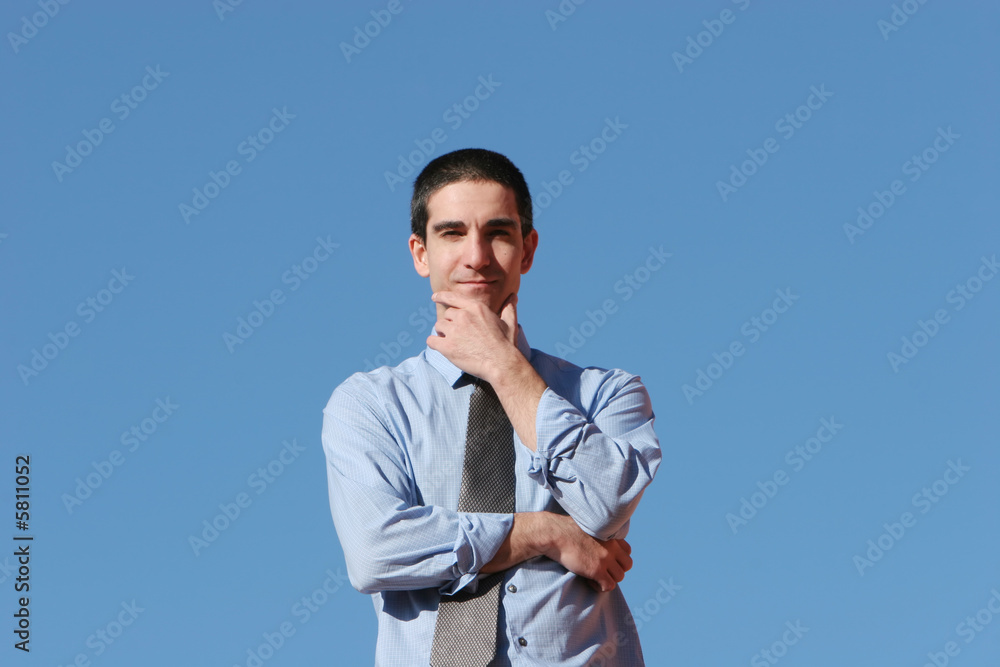 Young successful businessman outdoors Young successful businessman outdoors