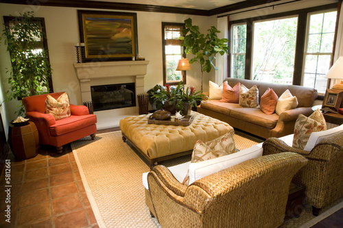Spacious living room. 