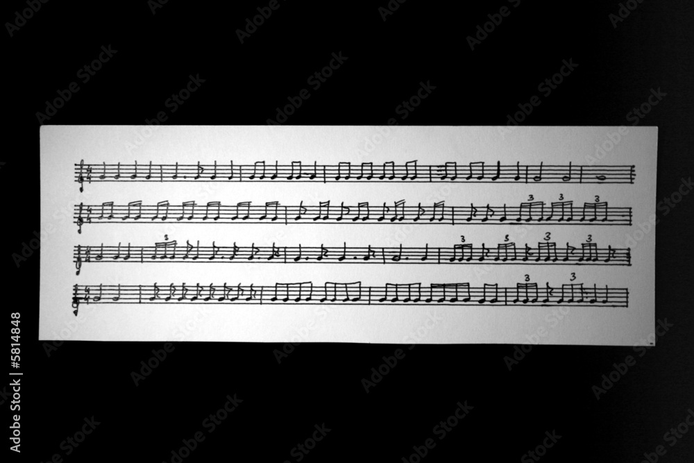 Fototapeta premium music notation #3