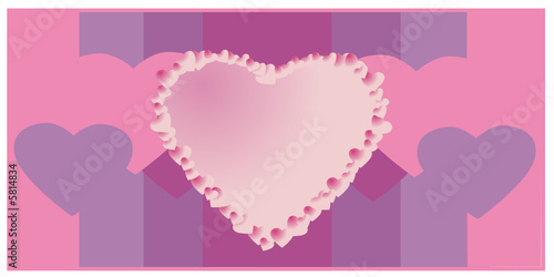 composicion de corazones de san valentin