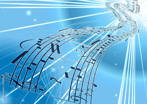 Vector Sheet music background