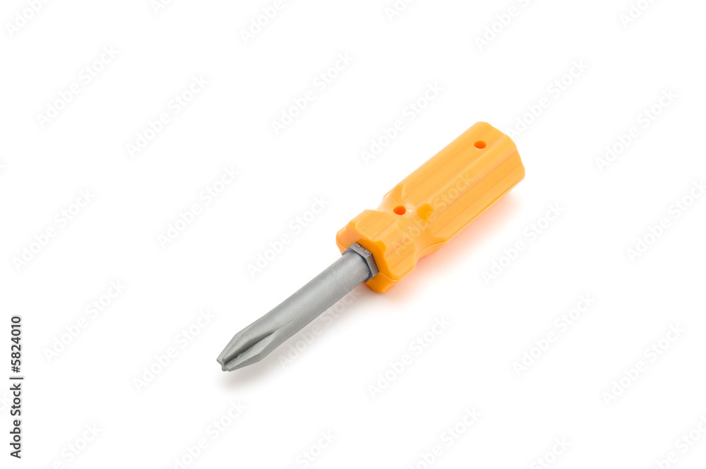 object on white - tool toy screw object on white - tool toy screw