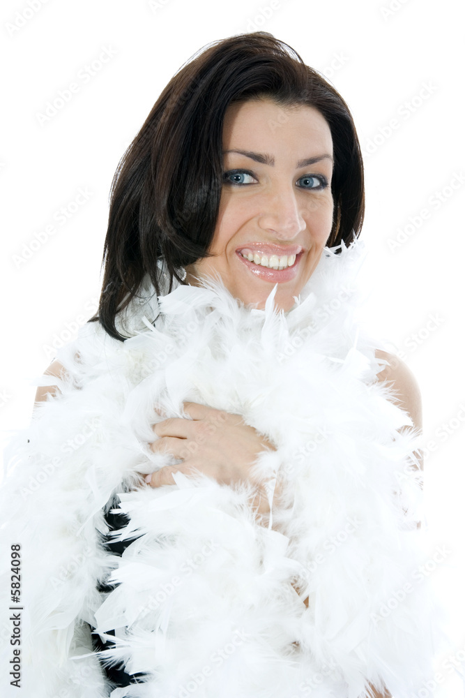 portrait of the brunette in the evening dress portrait of the brunette in the evening dress