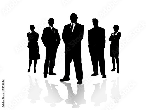 équipe de cadres dynamiques 