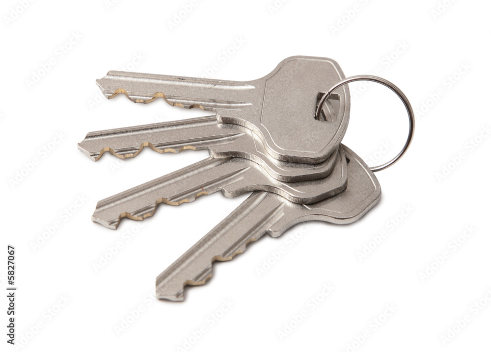 Four keys on ring Four keys on ring