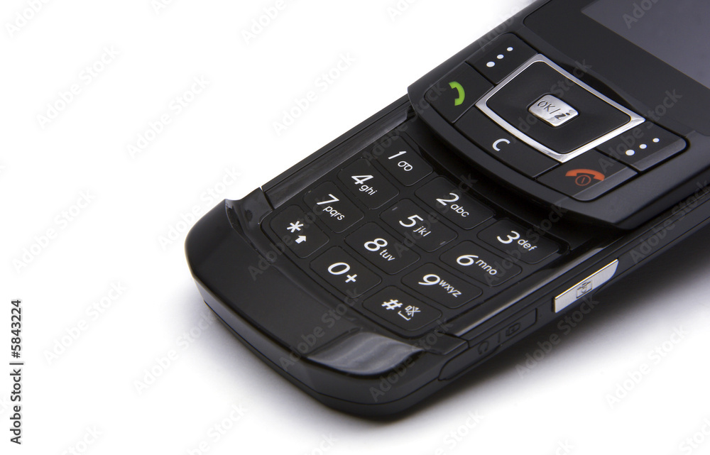 Detailed close-up of a modern cellphone. Detailed close-up of a modern cellphone.