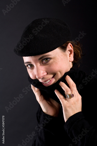 Bild auf Leinwand Mademoiselle