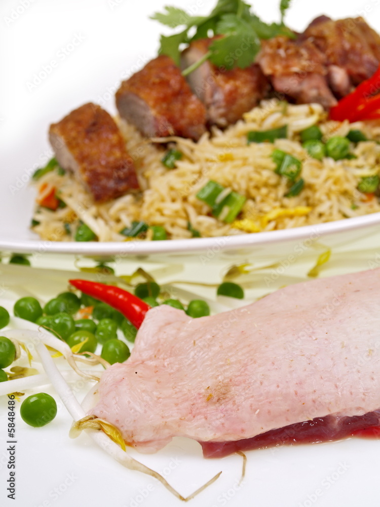 gebratener reis mit hongkong ente gebratener reis mit hongkong ente