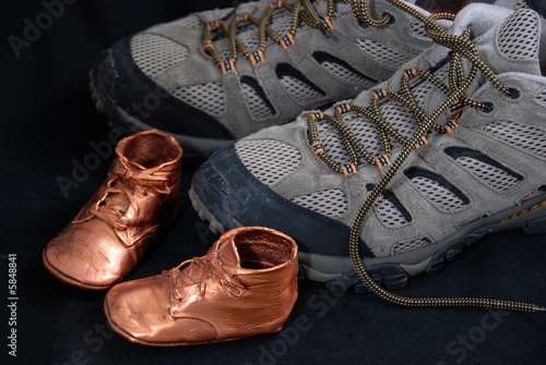 growing up from small shoes to big shoes