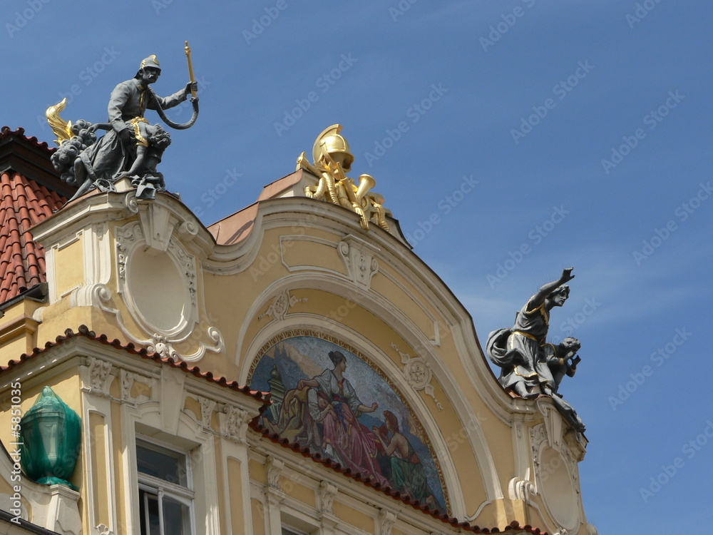 Obraz premium Prague old fire brigade building