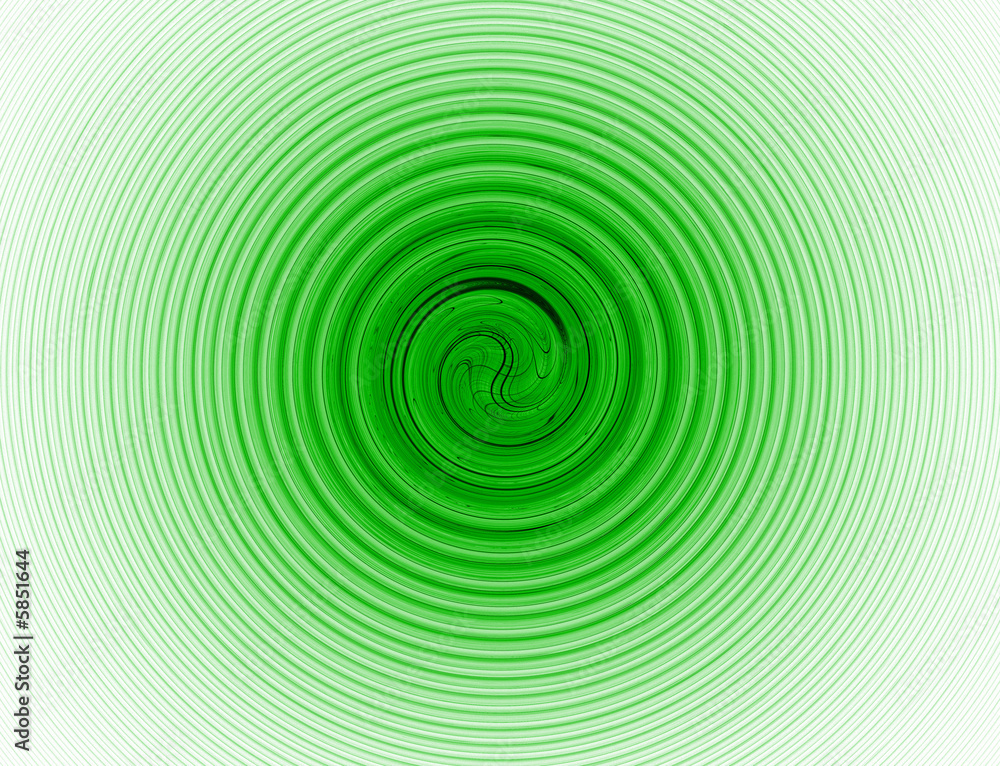 Concetric green circles (abstract background)