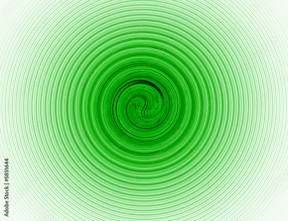 Concetric green circles (abstract background) Concetric green circles (abstract background)