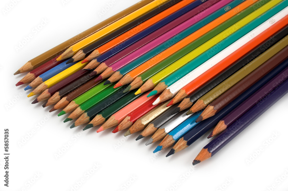 Coloured pencils