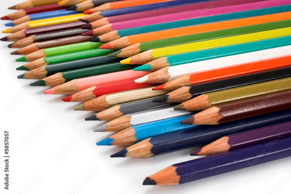 Coloured pencils