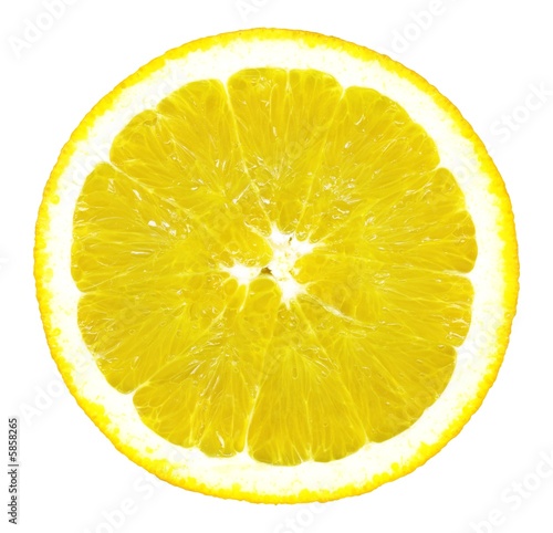 lemon isolated on white background