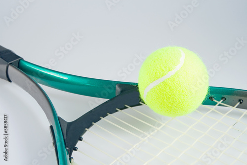 Tennis Racket and Ball © didden