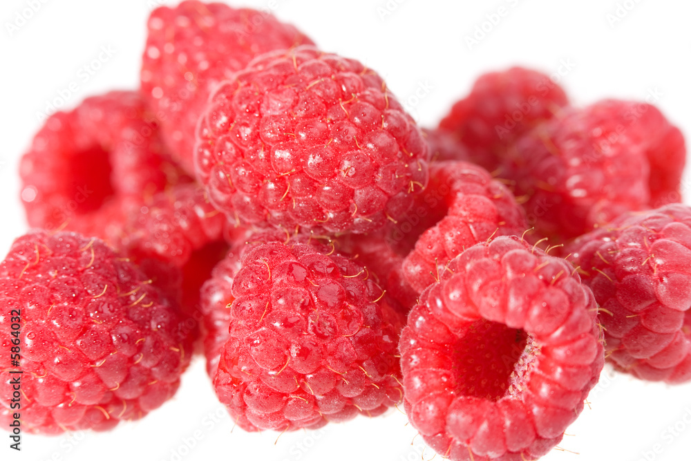 pile of raspberries with water drops macro pile of raspberries with water drops macro
