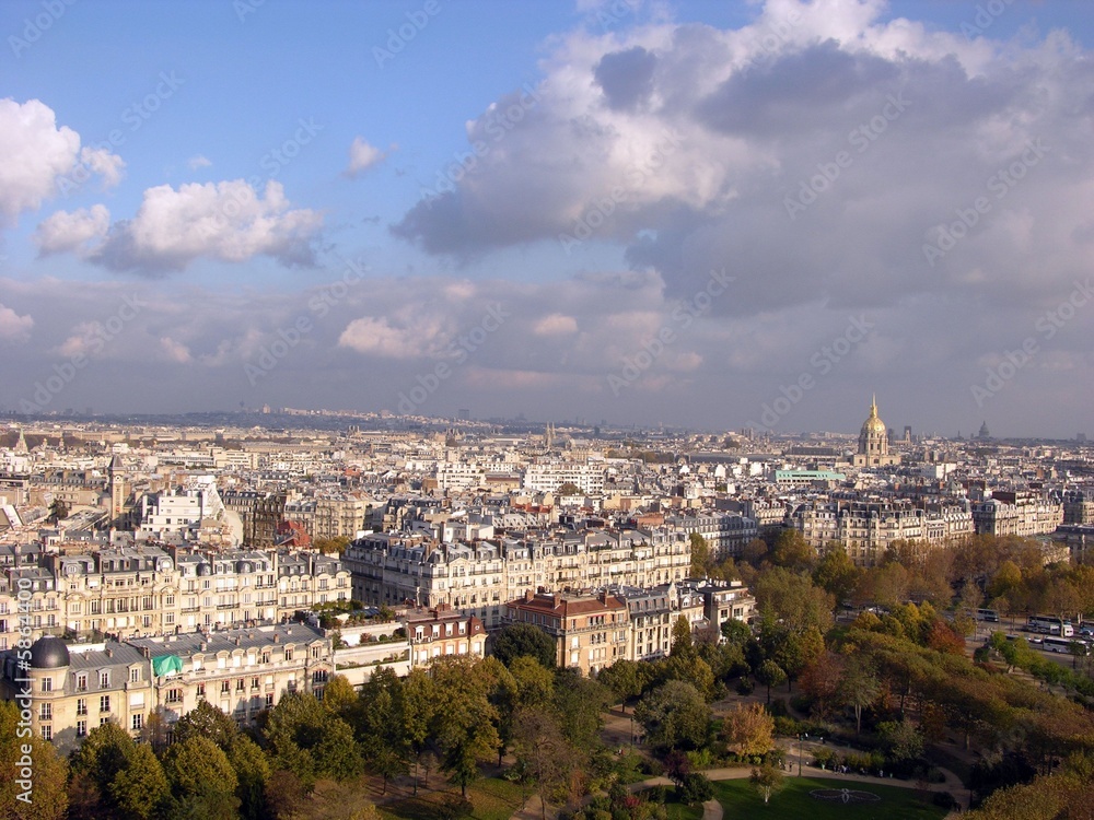 Paris Stadtansicht / Skyline