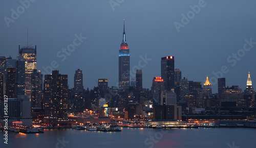 Winter New York Evening