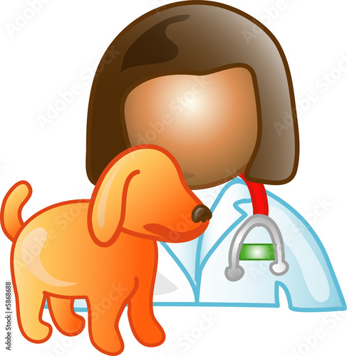 Illustration of a vet icon