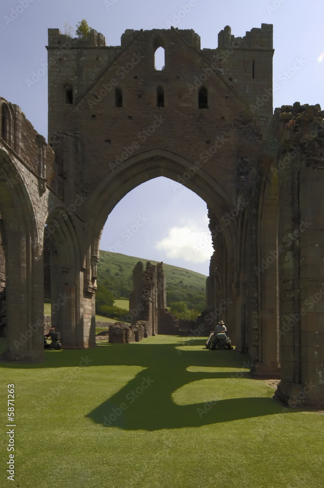 Llanthony Priory Abbey in the Vale of Ewyas. 