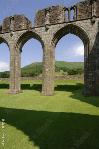 Llanthony Priory Abbey in the Vale of Ewyas.  photo