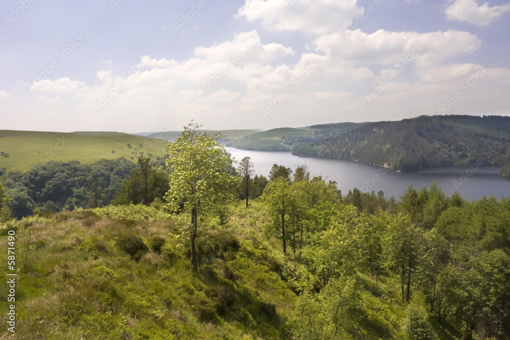 Obraz premium The elan valley cambrian mountains 