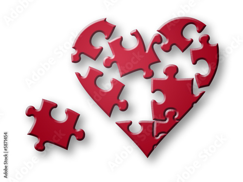 Puzle de corazón