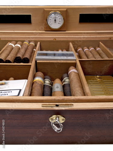 Fotografie zigarren humidor