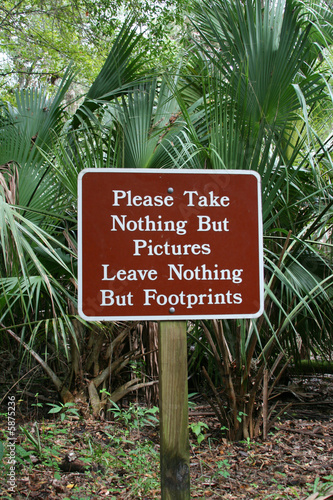 Humorous trail sign photo