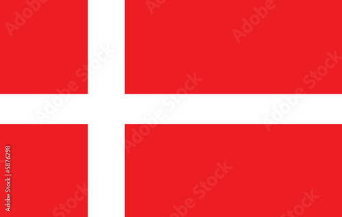 Fahne, Flagge Dänemark