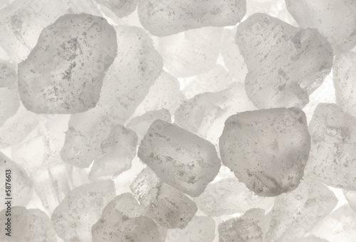 macro of sea salt