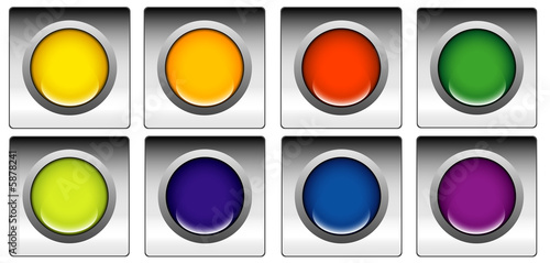 round web buttons with diff...